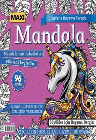 Maxi Mandala Çizgilerle Boyama Terapisi 10 - 1