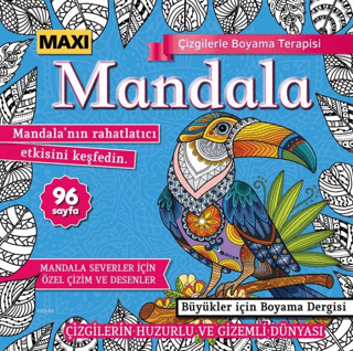 Maxi Mandala Çizgilerle Boyama Terapisi 11 - 1