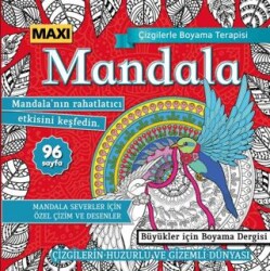 Maxi Mandala Çizgilerle Boyama Terapisi 12 - Maxi Yayıncılık