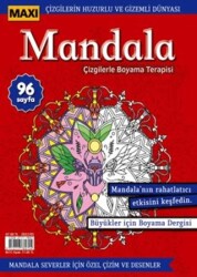 Maxi Mandala Çizgilerle Boyama Terapisi 8 - 1