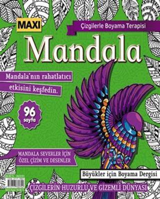 Maxi Mandala Çizgilerle Boyama Terapisi 9 - 1