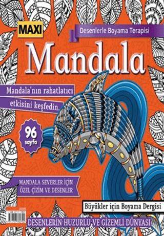 Maxi Mandala Desenlerle Boyama Terapisi 10 - 1