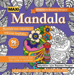 Maxi Mandala Desenlerle Boyama Terapisi 12 - Maxi Yayıncılık