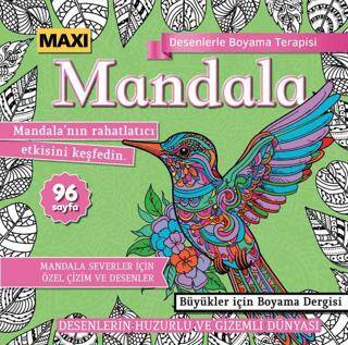 Maxi Mandala Desenlerle Boyama Terapisi 13 - 1