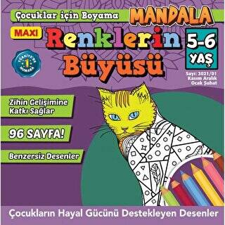 Maxi Mandala Renklerin Büyüsü Mandala 1 - 1