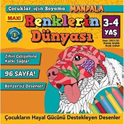 Maxi Mandala Renklerin Dünyası Mandala 1 - 1