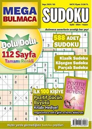 Maxi Mega Sudoku Bulmaca 5 - 1