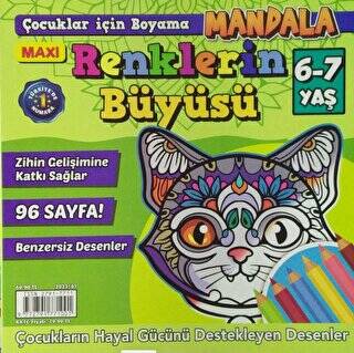 Maxi Renklerin Büyüsü Mandala 6-7 Yaş - 1