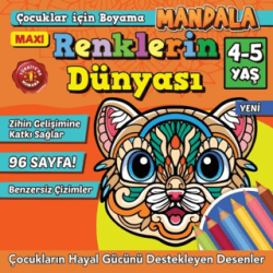 Maxi Renklerin Dünyası - Çocuklar İçin Boyama 9 - Maxi Yayıncılık