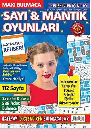 Maxi Sayı ve Mantık Oyunları 3 - 1