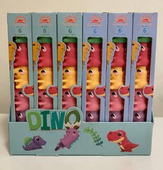 Maxx 6 Renk Dinazor Fosforlu Kalem - 1