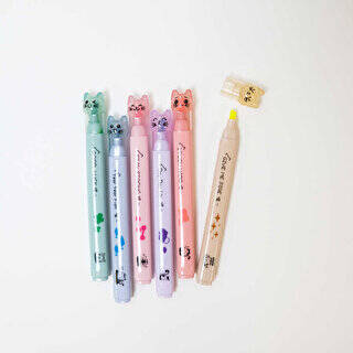 Maxx Ch-519 6 Renk Fosforlu Kalem Set Kitty - 1