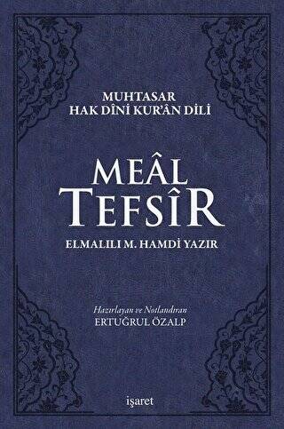 Meal Tefsir - Muhtasar Hak Dini Kur’an Dili Mavi Renkte - 1