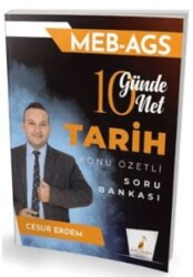 MEB AGS 10 Günde 10 Net Tarih Konu Özetli Soru Bankası - 1