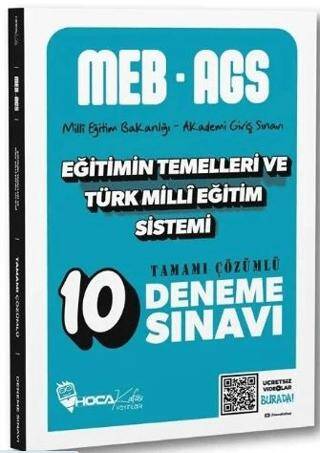 MEB-AGS Eğitimin Temelleri ve Türk Milli Eğitim Sistemi 10 Deneme Çözümlü - 1