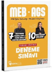 MEB-AGS Eğitimin Temelleri ve Türk Milli Eğitim Sistemi ve Mevzuat Bilgisi 17 Deneme Çözümlü - 1