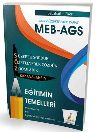 MEB - AGS Hazırlık Eğitimin Temelleri Söz Kazanacaksın Soru Bankası - 1