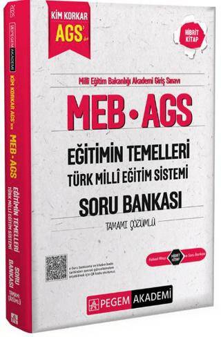 MEB AGS Kim Korkar Eğitimin Temelleri Türk Milli Eğitim Sistemi Soru Bankası Tamamı Çözümlü - 1
