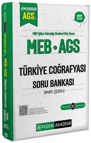 MEB AGS Kim Korkar Türkiye Coğrafyası Soru Bankası Tamamı Çözümlü - 1