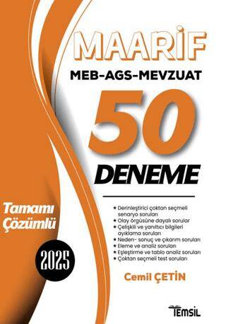 MEB-AGS Mevzuat MAARİF 50 Deneme Çözümlü - 1