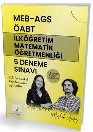 MEB - AGS ÖABT İlköğretim Matematik Öğretmenliği 5 Deneme Sınavı Tamamı Video Çözümlü - 1