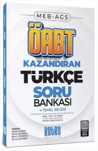 MEB AGS ÖABT Türkçe Öğretmenliği 4 Temel Beceri Soru Bankası - 1