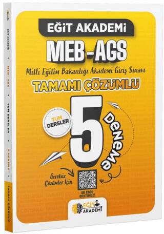 MEB - AGS Tamamı Çözümlü 5 Deneme - 1