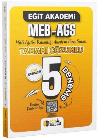 MEB - AGS Tamamı Çözümlü 5 Deneme - 1