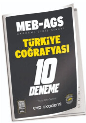 MEB-AGS Türkiye Coğrafyası 10 Deneme Çözümlü - 1