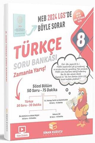 MEB Böyle Sorar 8. Sınıf LGS Türkçe Soru Bankası - 1