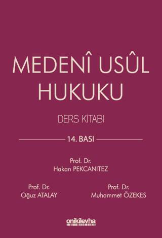 Medenî Usûl Hukuku Ders Kitabı - 1