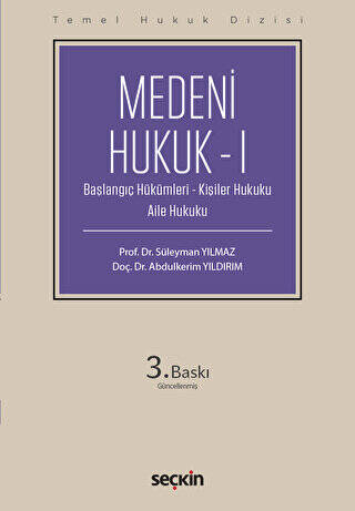 Medeni Hukuk - I THD - 1