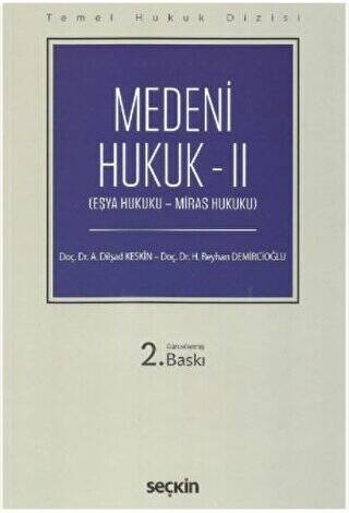 Medeni Hukuk - II THD - 1