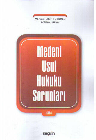 Medeni Usul Hukuku Sorunları Cilt: 4 - 1