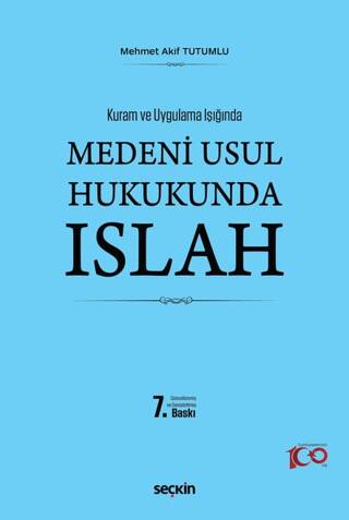 Medeni Usul Hukukunda Islah - 1