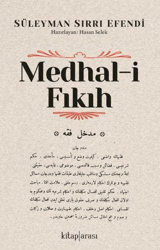 Medhal-i Fıkıh - 1