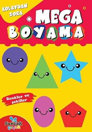 Mega Boyama - Renkler ve Şekiller - 1