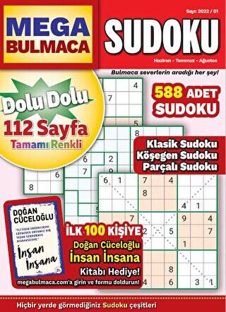 Mega Sudoku Bulmaca 8 - 1