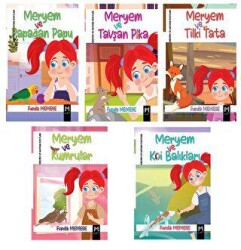 Meryem ve Hayvan Dostları Hikaye Seti 5 Kitap Takım - 1