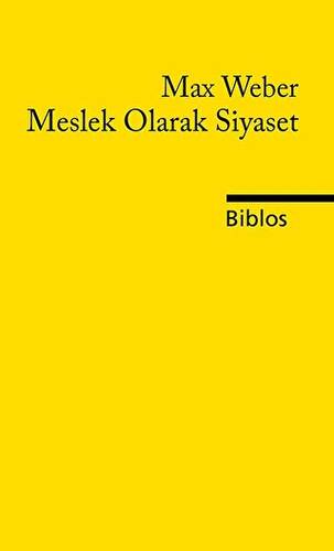 Meslek Olarak Siyaset - 1