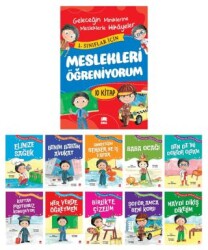 Meslekleri Öğreniyorum Resimli Hikaye 10 Kitap Set - 1