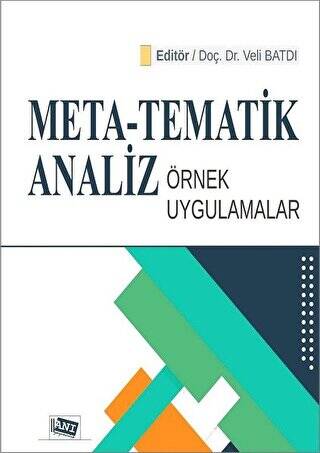 Meta - Tematik Analiz Örnek Uygulamalar - 1