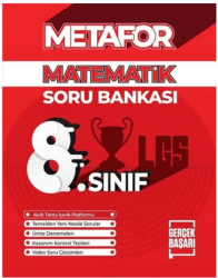 Metafor 8. Sınıf Matematik Soru Bankası - Gerçek Başarı Yayınları