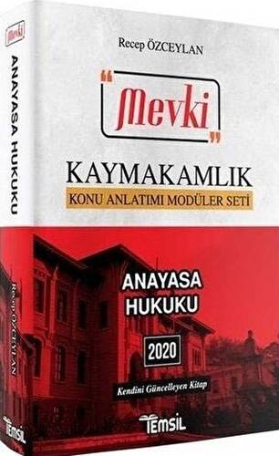 Mevki Anayasa Hukuku Kaymakamlık Konu Anlatımı Modüler Seti 2020 - 1