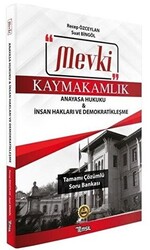 Mevki Kaymakamlık Anayasa Hukuku - İnsan Hakları ve Demokratikleşme - 1