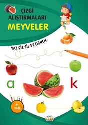 Meyveler - Çizgi Alıştırmaları - 1