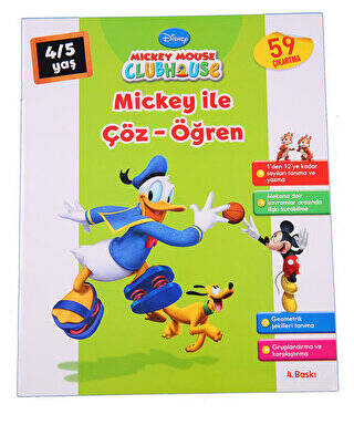 Mickey Mouse Clubhouse - Mickey ile Çöz - Öğren 4-5 Yaş - 1