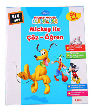 Mickey Mouse Clubhouse - Mickey ile Çöz - Öğren 5-6 Yaş - 1