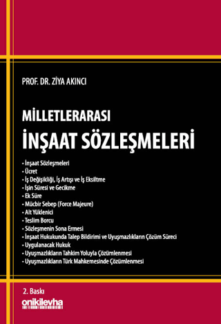 Milletlerarası İnşaat Sözleşmeleri - 1