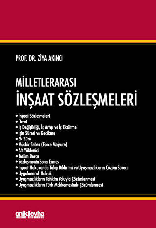 Milletlerarası İnşaat Sözleşmeleri - 1